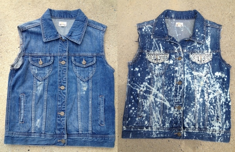 Gilet En Jean Femme Dos Nu - Col Licou à Nouer - Sans Manches, Boutonnage Devant - Style Décontracté