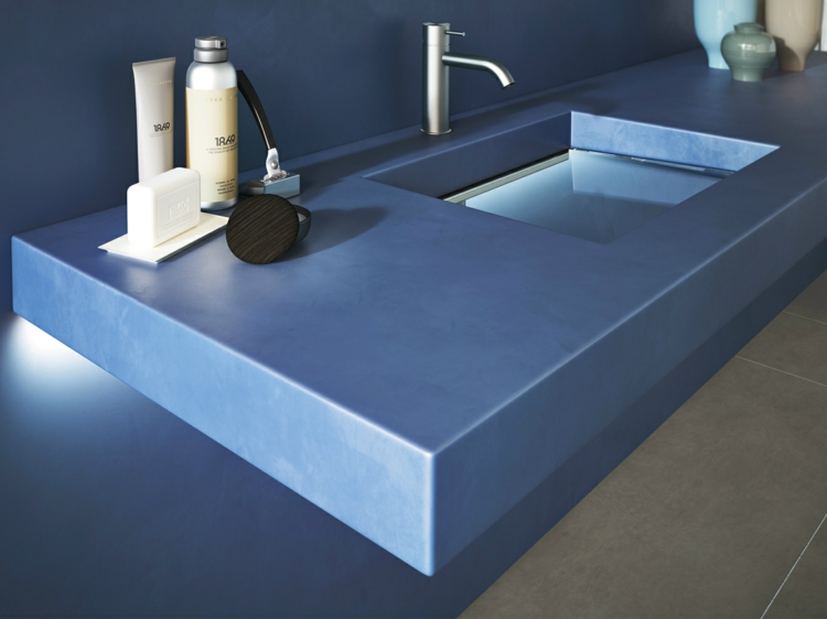 lavabo salle de bain DEPTH-vasque-verre-transparent-plan-bleu-gris