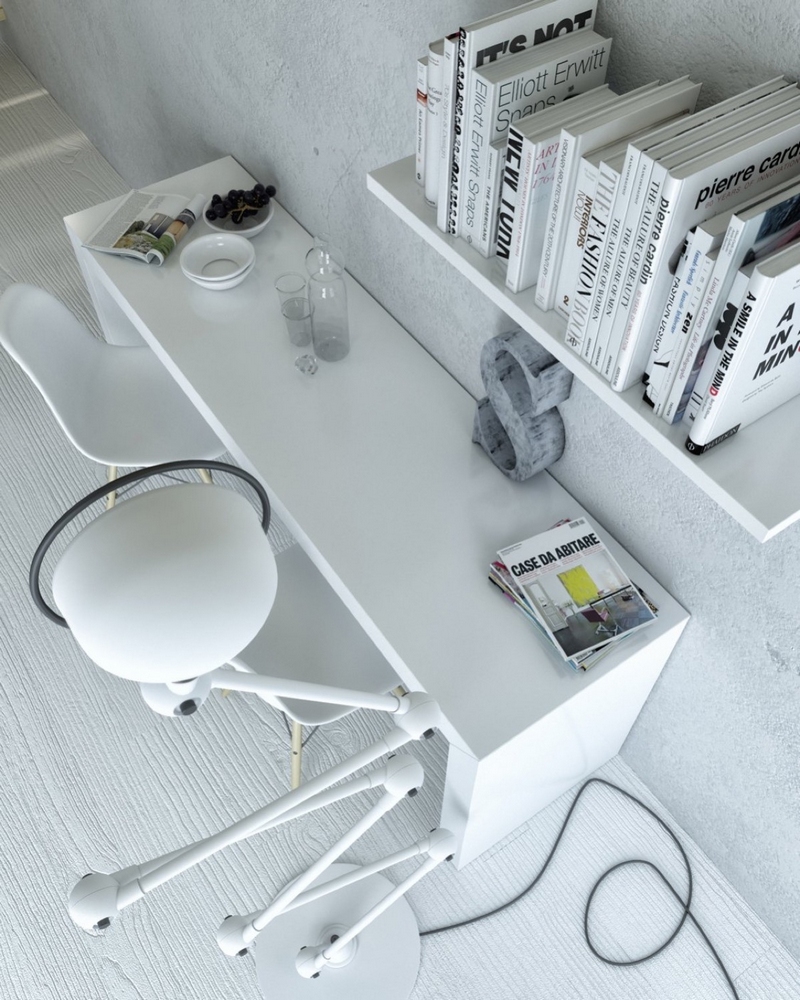 meubles-bureau-maison-style-minimaliste-lampadaire-bras-articulé