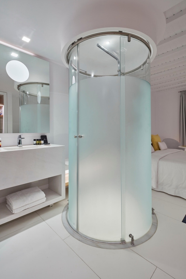 mobilier de luxe salle-bains-moderne-cabine-douche-design-forme-ronde