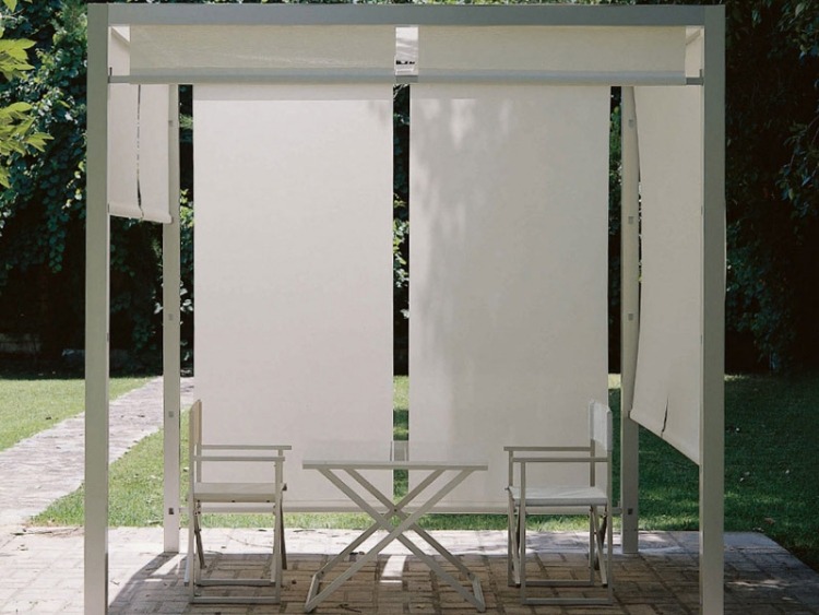 parasol-design-pergola-métallique-stores-meubles-blanc-pur