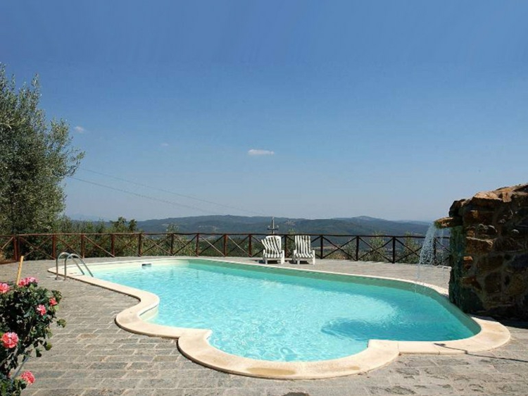 piscine-originale-forme-asymétrique-terrasse-pavés