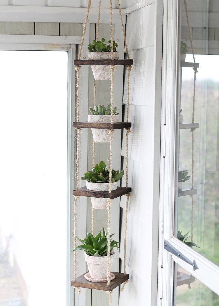 porte plantes -suspension-pots-succulentes-idée-originale