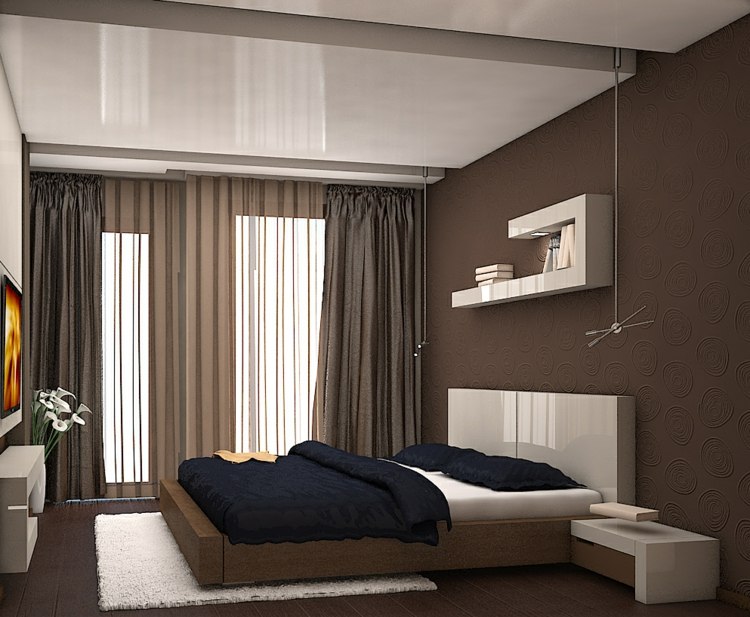 Rideaux chambre adulte design d'intérieur chic en 50 idées Désign rideaux Bureau