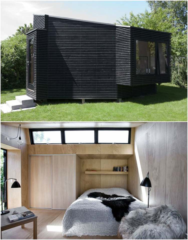 Chalet de jardin habitable – alternatives pour gagner surface Chambre Damis Créatif