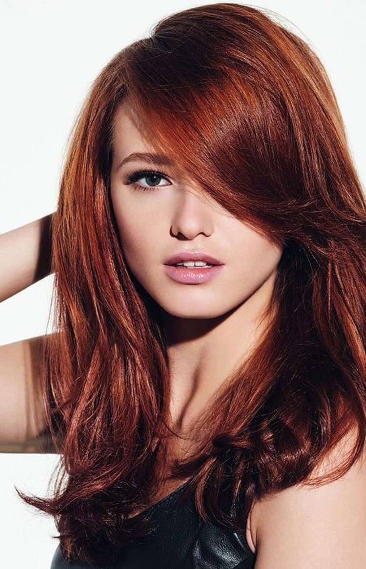 cheveux cuivre rouge coloration tendance