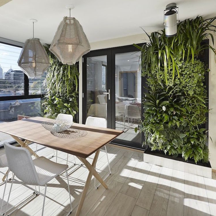  حدائق منزلية Jardin-vertical-balcon-vitr%C3%A9-moderne-mur-v%C3%A9g%C3%A9tal-plantes-vertes