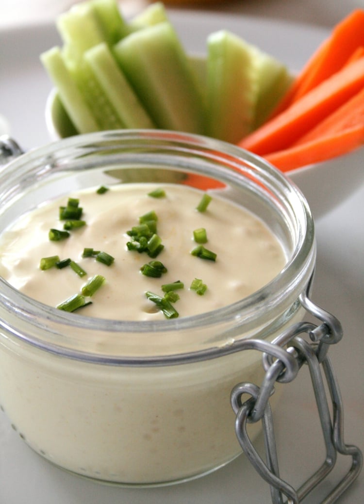 mayonnaise vegan -idée-trempette-légumes
