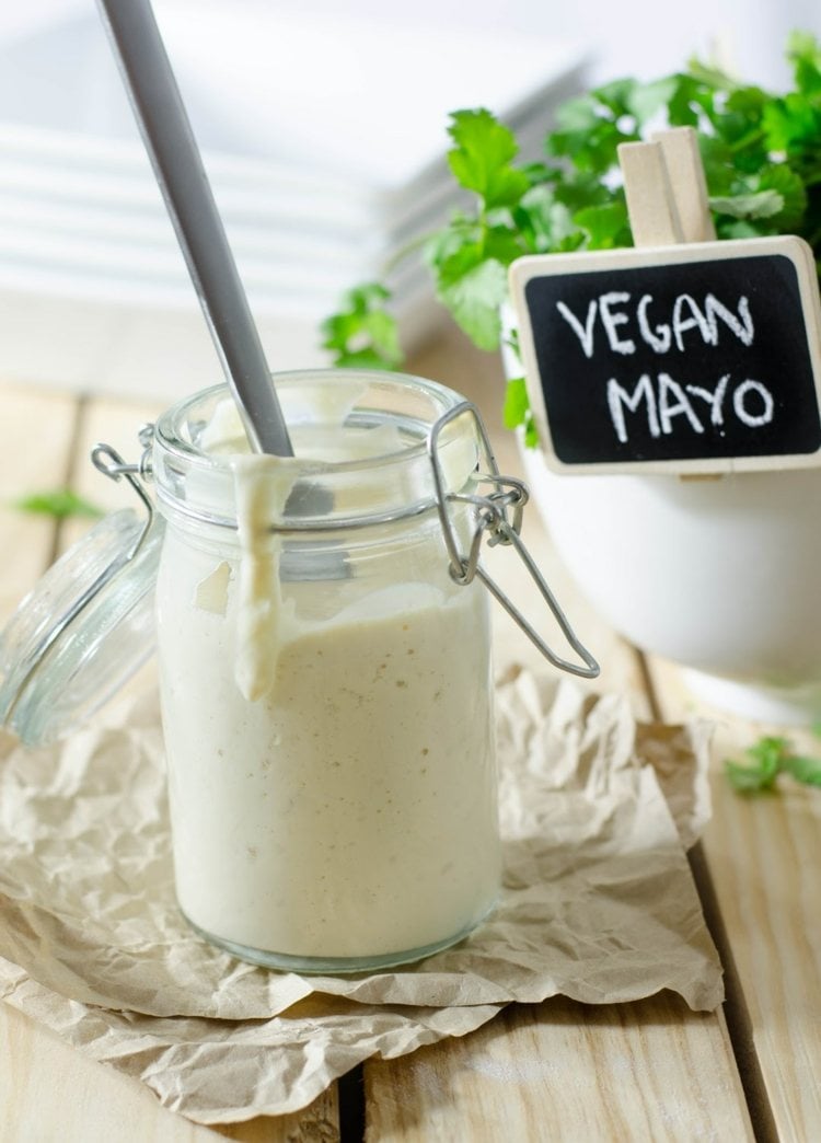 mayonnaise vegan -ingrédients-tofu-lait-soja