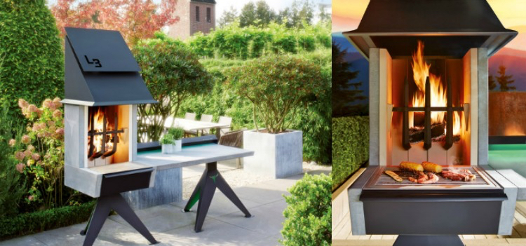 mobilier-outdoor-barbecue-moderne-cheminée-design