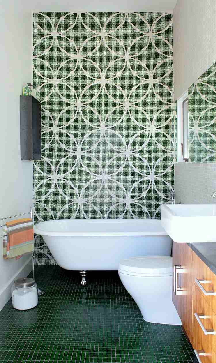 mosaïque de verre de design-moderne-salle-bain-motif-quardilobe