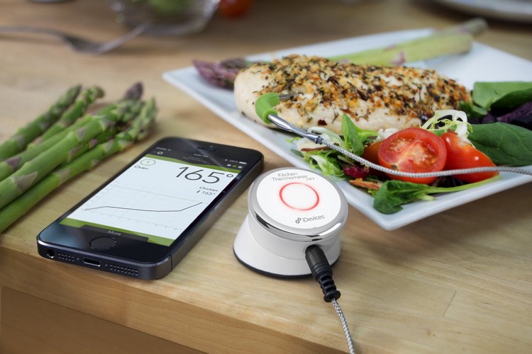 objet connecté en cuisine- utile-thermométre-cuisine-Bluetooth-application-mobile