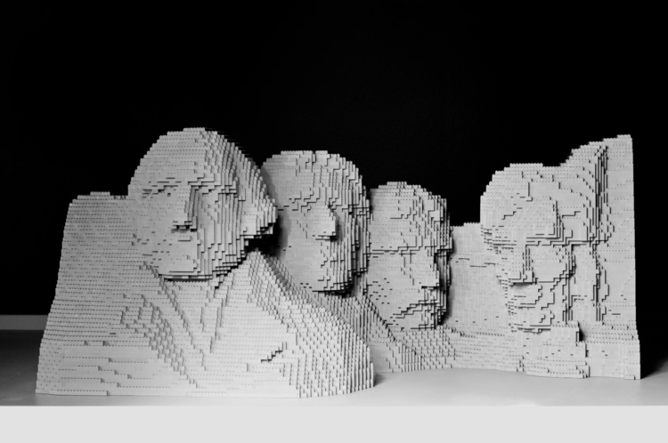sculpture-Lego-effigies-présidents-américains-mont-Rushmore