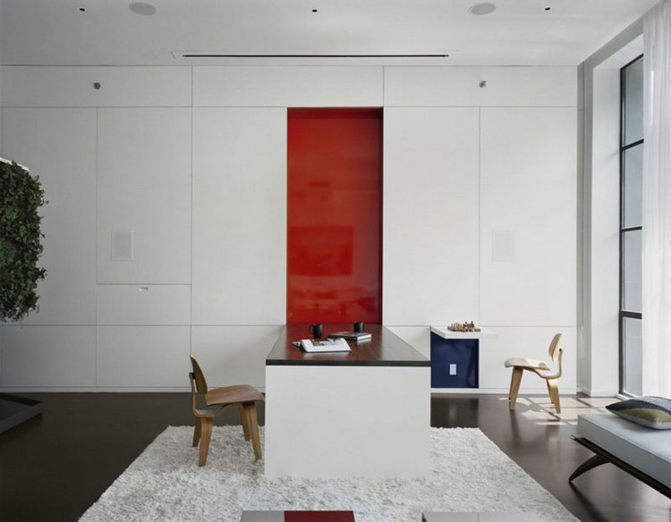 table murale rabattable design-minimaliste-bureau-maison