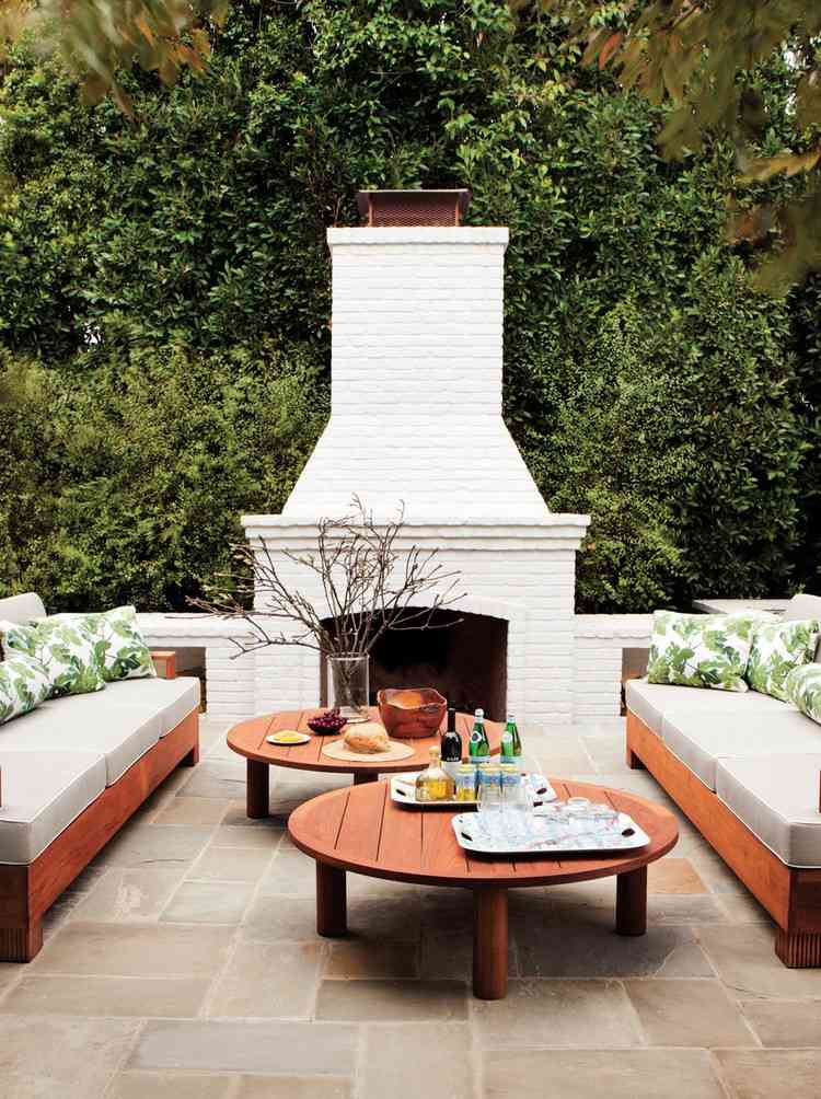 Aménagement jardin extérieur et idées déco cosy en 40 photos Cheminée Exterieure Créatif
