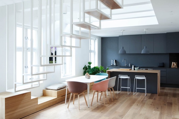 Aménagement sous escalier –idées pour utiliser au mieux l'espace Place Gain Escalier De Créatif