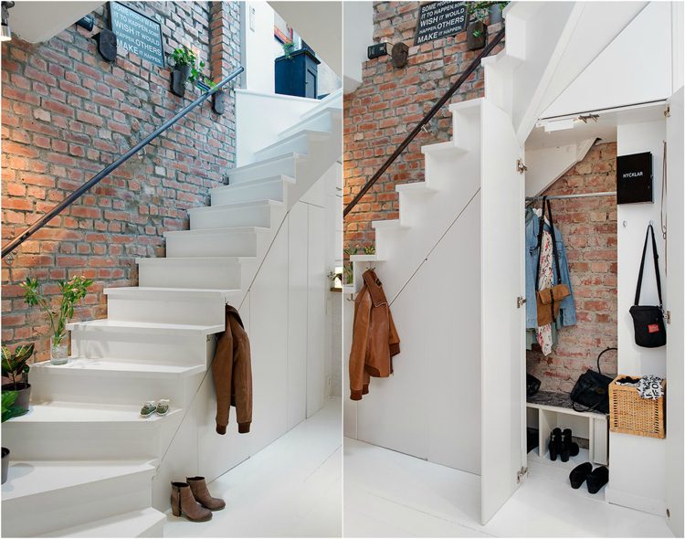 Aménagement sous escalier –idées pour utiliser au mieux l'espace Place Gain Escalier De Créatif
