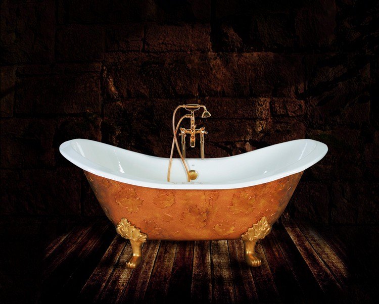 Baignoire patte de lion pour anoblir la salle de bains moderne Décor Baignoires Pieds