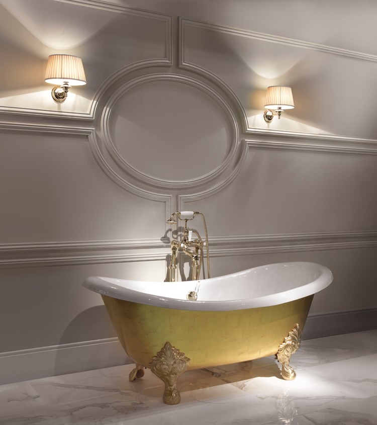 Baignoire patte de lion pour anoblir la salle de bains moderne Décor Baignoires Pieds