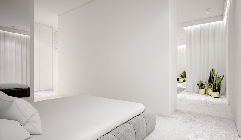 design-intérieur-blanc-petite-chambre-coucher-adulte-miroirs