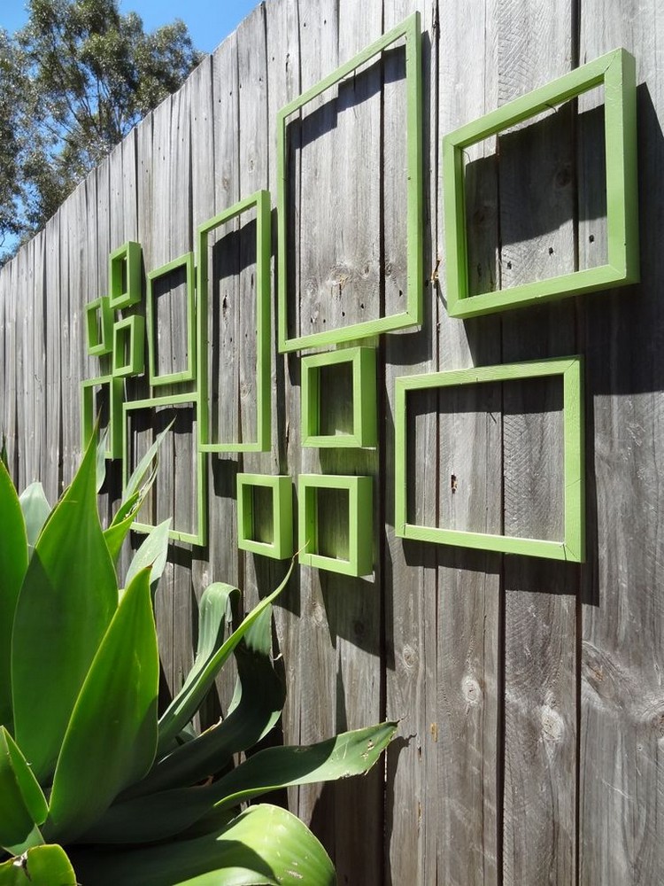 décoration-mur-extérieur-métallique-moderne-vert-clôture