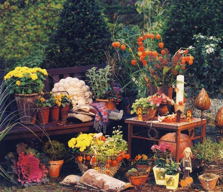 idées-pour-jardin-vintage-ambiance-rétro-mobilier
