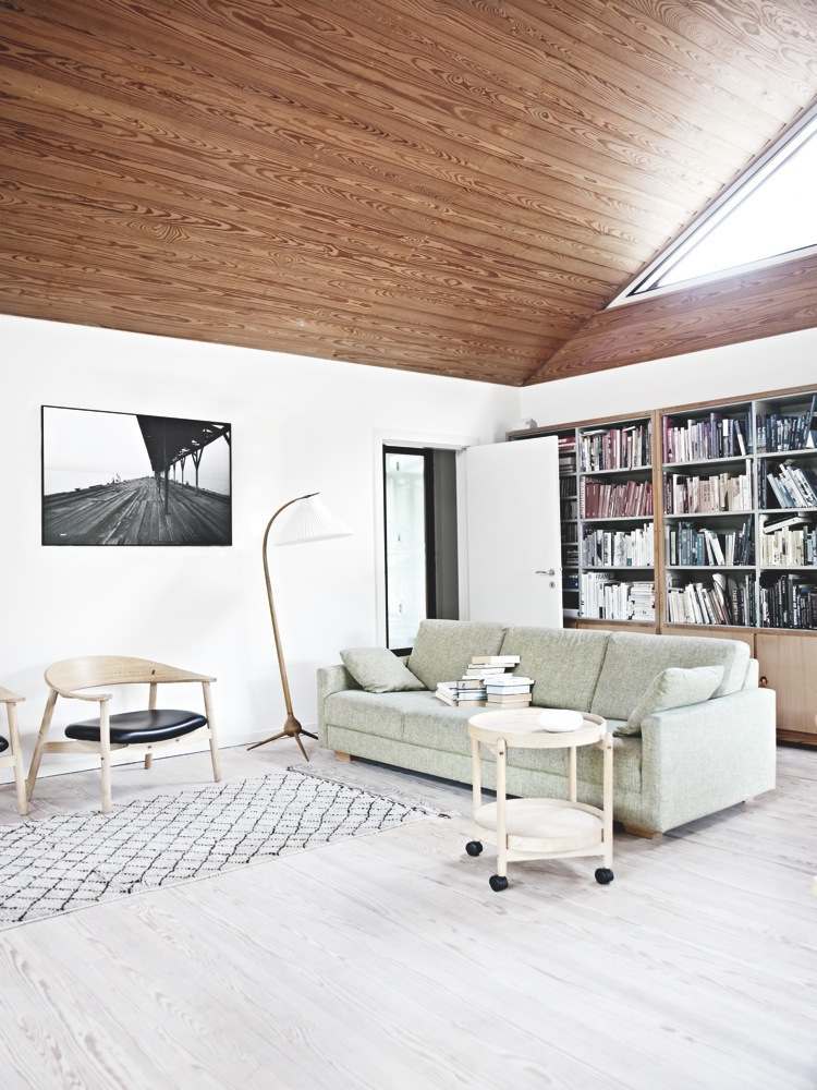 Intérieur blanc et bois – 40 idées inspirantes à emprunter Pequeños idées Salon