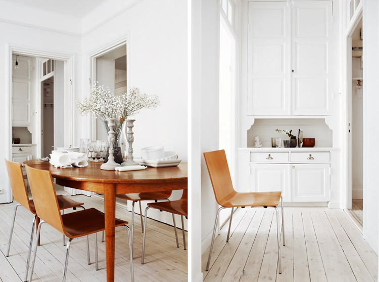 Intérieur blanc et bois – 40 idées inspirantes à emprunter