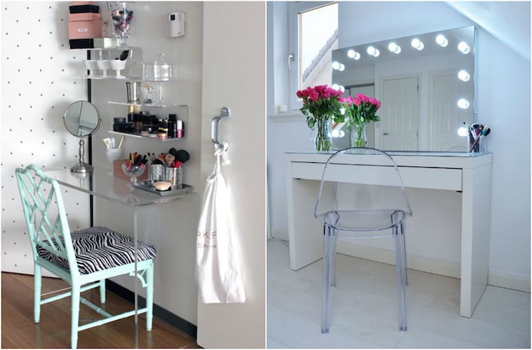 meuble-coiffeuse-petit-espace-miroir-lumineux-chaise-transparente
