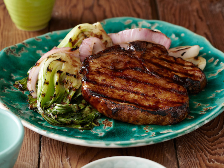 recette-barbecue-ribs-Jamie-Oliver-côtes-porc-glacés-artichauts