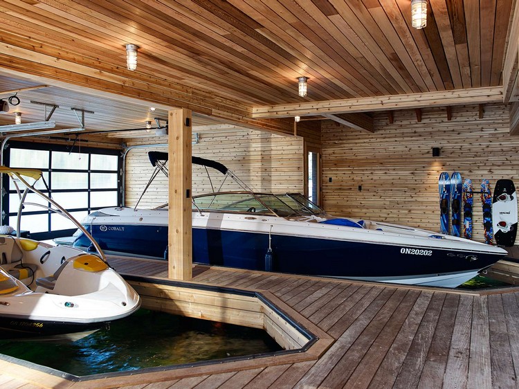 aménagement-garage-moderne-voiles-bateau-sol-bois