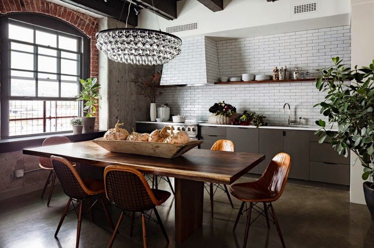 Cuisine style industriel –quels matériaux et éléments privilégier Cuisine décor Beton