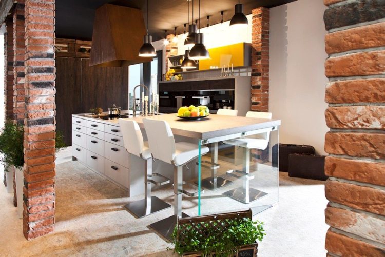 Cuisine style industriel –quels matériaux et éléments privilégier Cuisine décor Beton