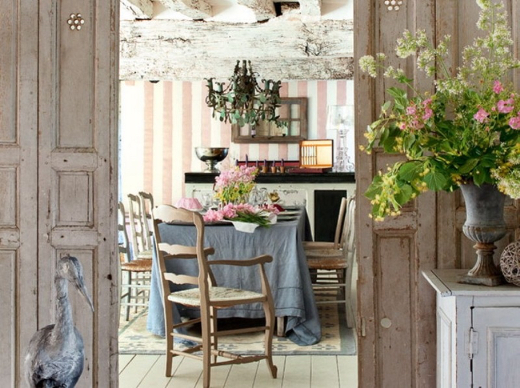 48 Charming French Dining Room Design Ideas Digsdigs Inside French Dining Room - Dining Room Ideas