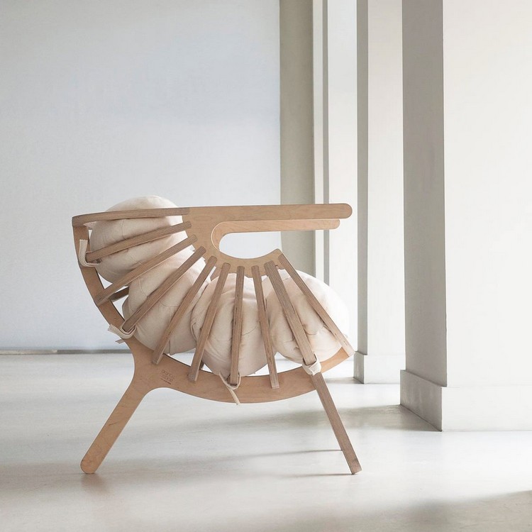 fauteuils-design-contreplaqué-bouleau-forme-coquillage-Branca-Lisboa