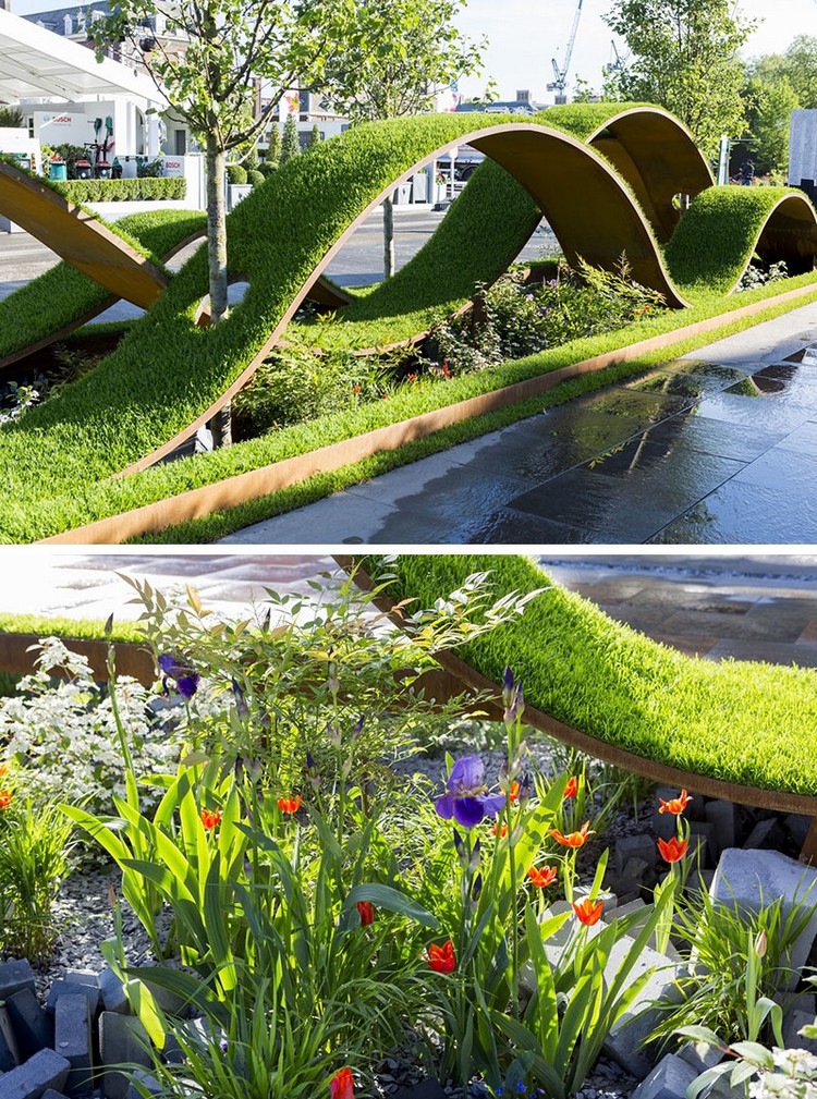 jardin-design-idées-conception-verte-fleurs-multicolores