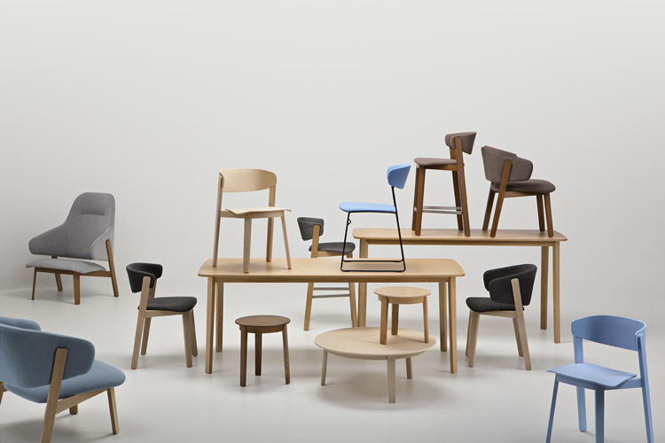 mobilier design -chaises-scandinaves-bois-Wolfgang-Fornasarig