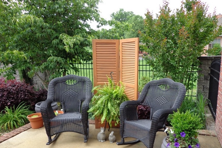 Paravent De Jardin Faisan Peint à La Main - Décor Asiatique - Neuf