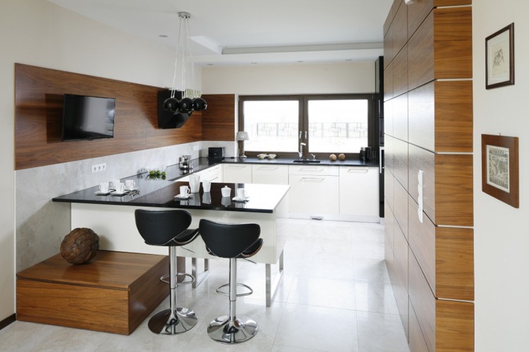 Plan de travail cuisine de couleur – façon de rafraîchir l'espace De décor Plan cuisine Travail