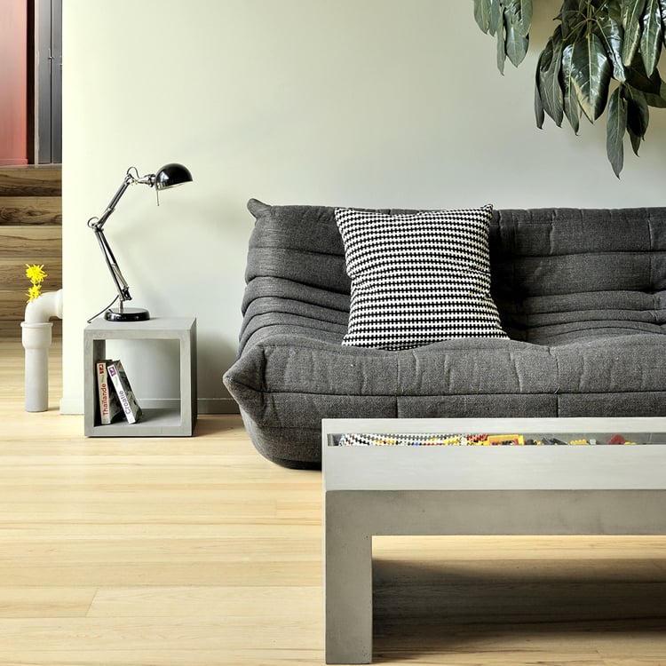 table basse béton -rectangulaire-compartiment-t-Lyon beton