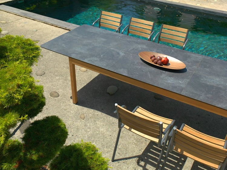 table jardin design -tekura-bois-teck-hpl