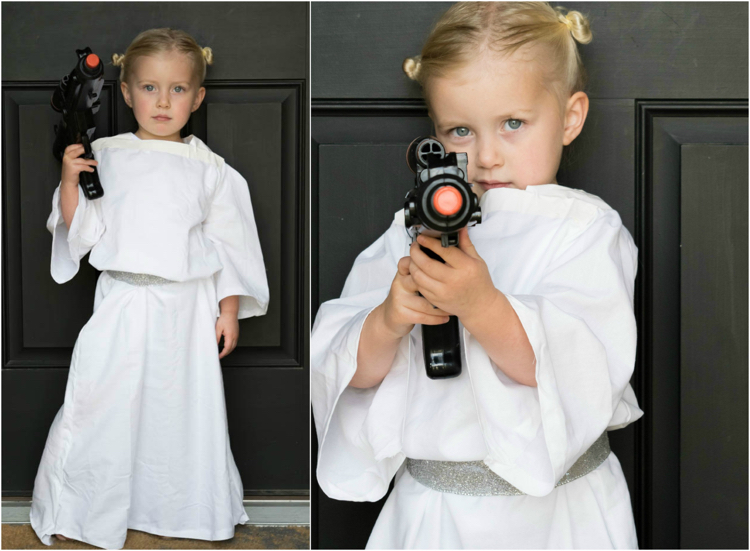 costume Halloween –enfant-princesse-leia-robe-blance-draps