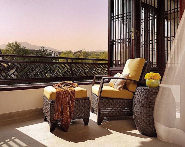 Design extérieur mobilier et éclairage pour terrasse et balcon Désign Coloré Balcon