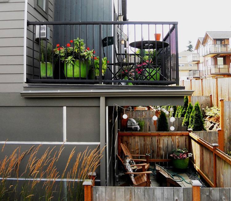 Design extérieur mobilier et éclairage pour terrasse et balcon Vintage Balcon décor