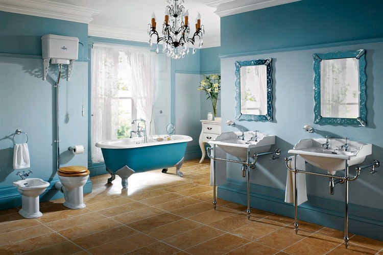 Déco salle de bain rétro et meubles vintage en 18 propositions