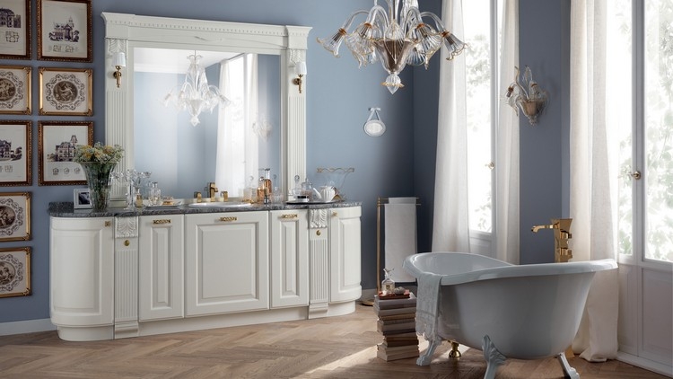 Déco salle de bain rétro et meubles vintage en 18 propositions
