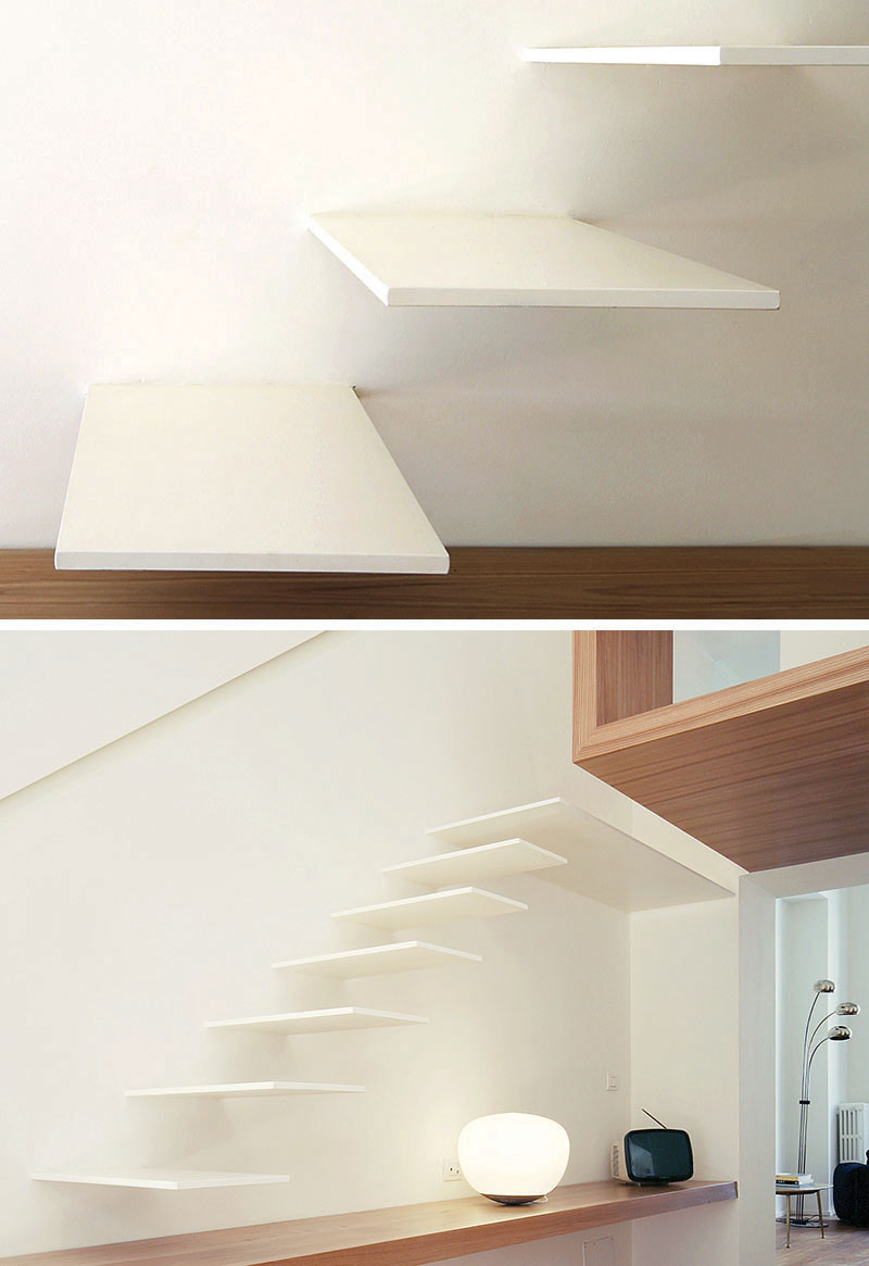escalier-intérieur-design-minimaliste-marches-flottantes-à-peine-visibles