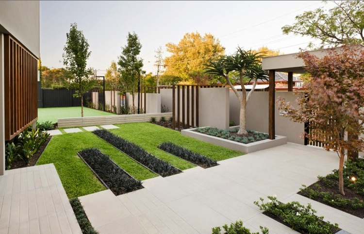 jardin en ville –moderne-style-minimaliste-moderne-allée-dalles