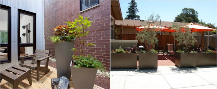 jardinières-résine-forme-carrée-design-moderne-alternative-jardnière-bois