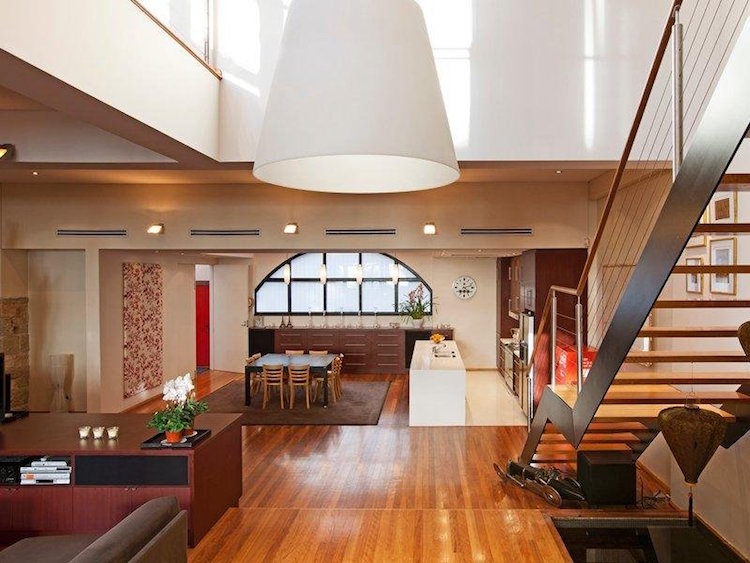 loft-industriel-cosy-sophistiqué-ancien-entrepôt-Sydney-Surry-Hills